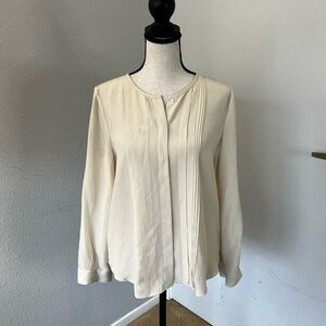 Joie Cream Sill Blouse - Size XS